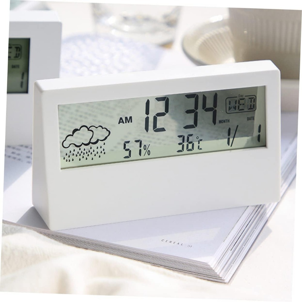 Digital Hygrometer Probe - Higrómetro Digital con Termómetro y Reloj