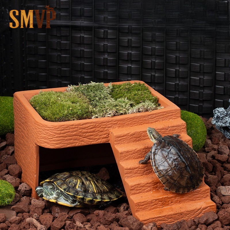 Hide Cave Ceramic - Plataforma de Reposo para Tortugas de
