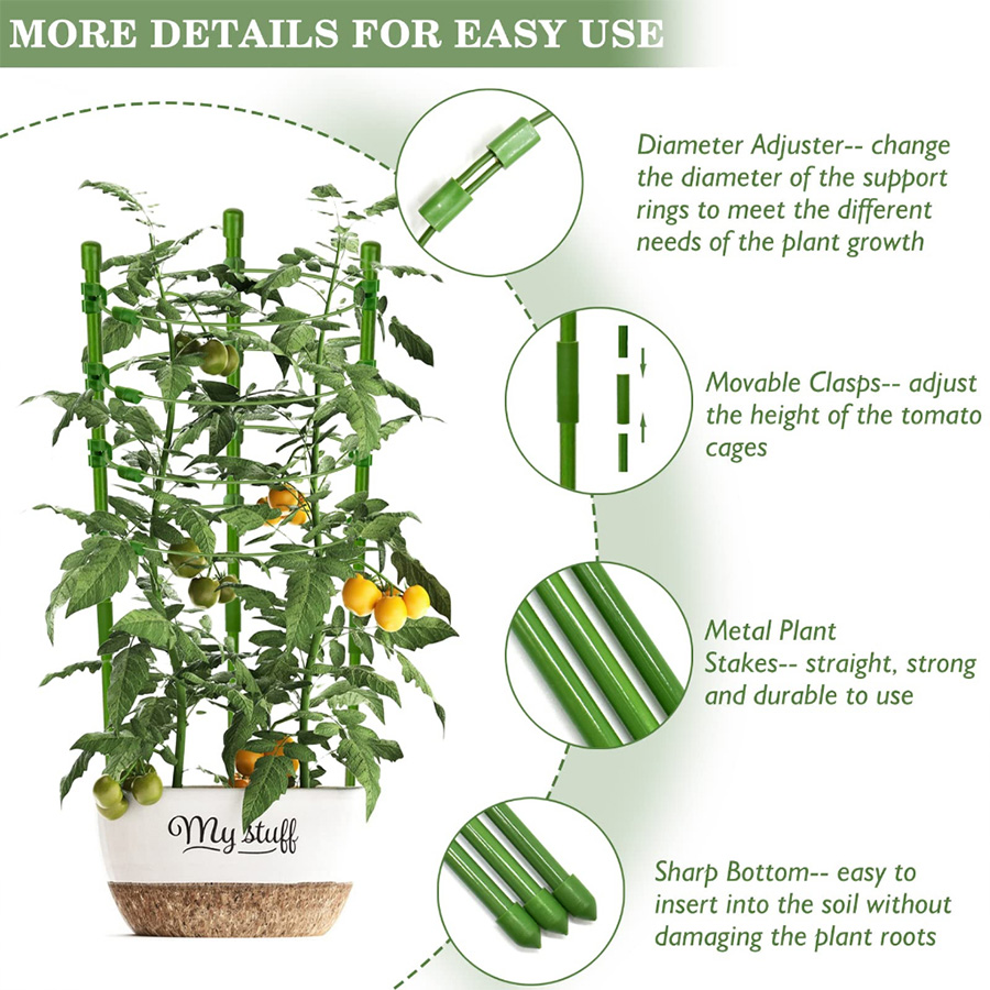 Jaula de soporte para plantas  - Vine Climbing Plastic reseña y precio