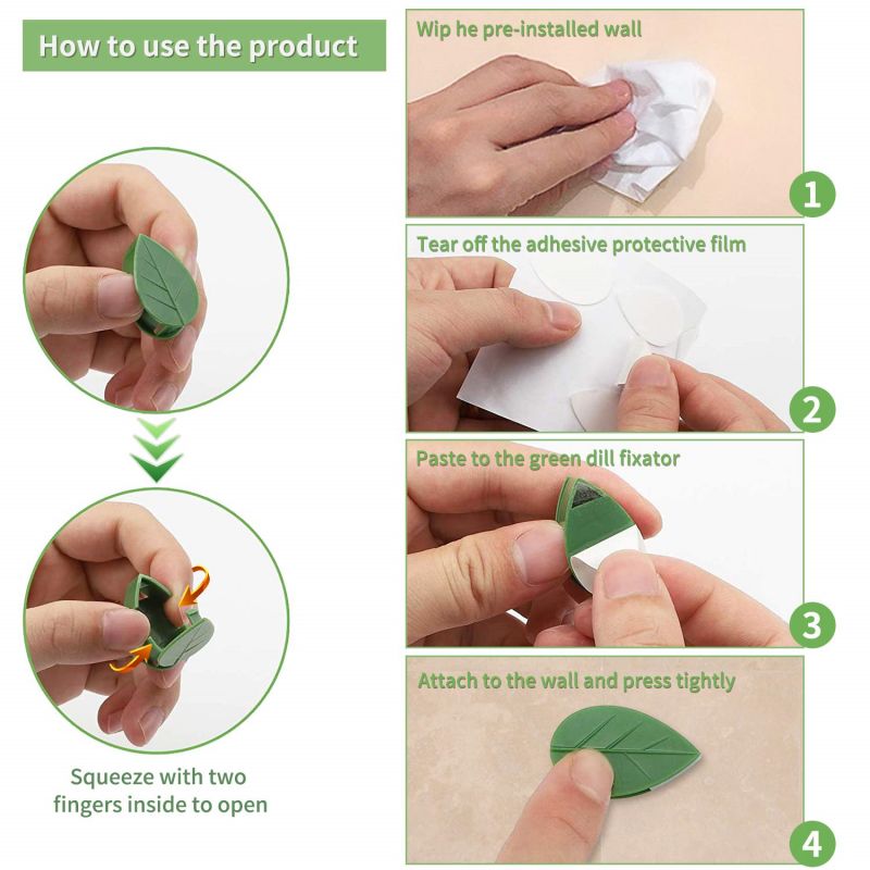 10/30/50 piezas de clips de fi - Vine Climbing Plastic reseña y precio